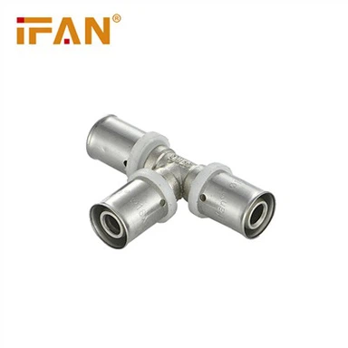 Mosazné lisovací kování Tee Pex