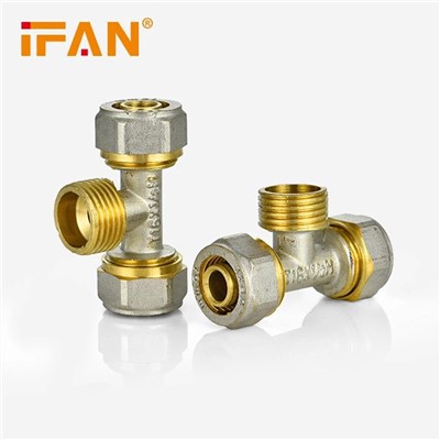 Konektor Pex Mosazné kompresní tričko